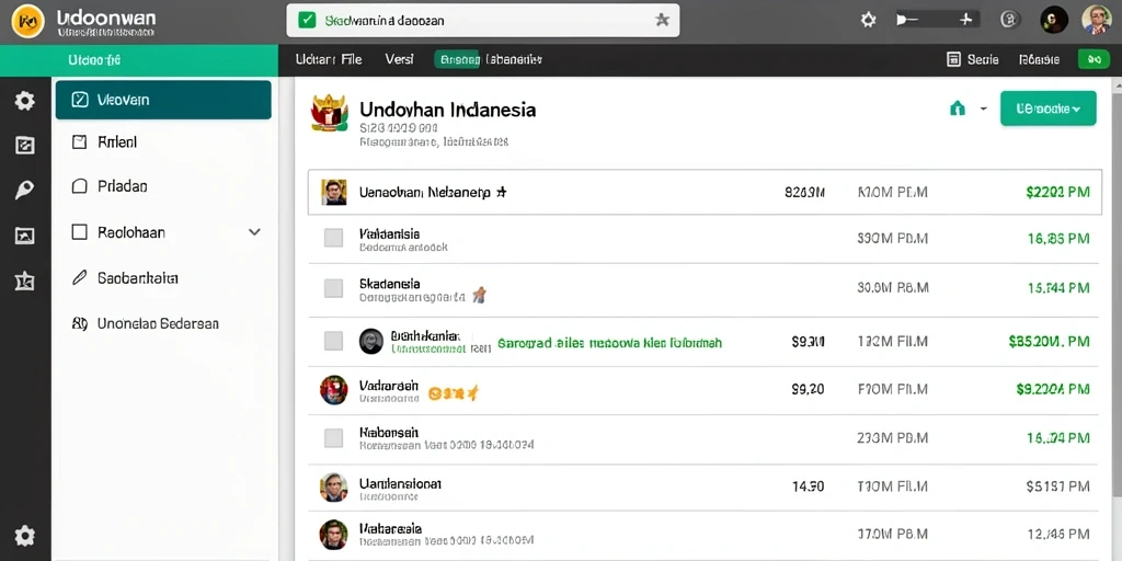 Leaderboards yang menunjukkan peringkat pemain secara global.
