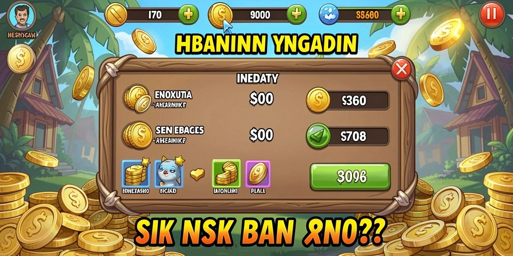 Screenshot menu item yang dapat dikumpulkan.