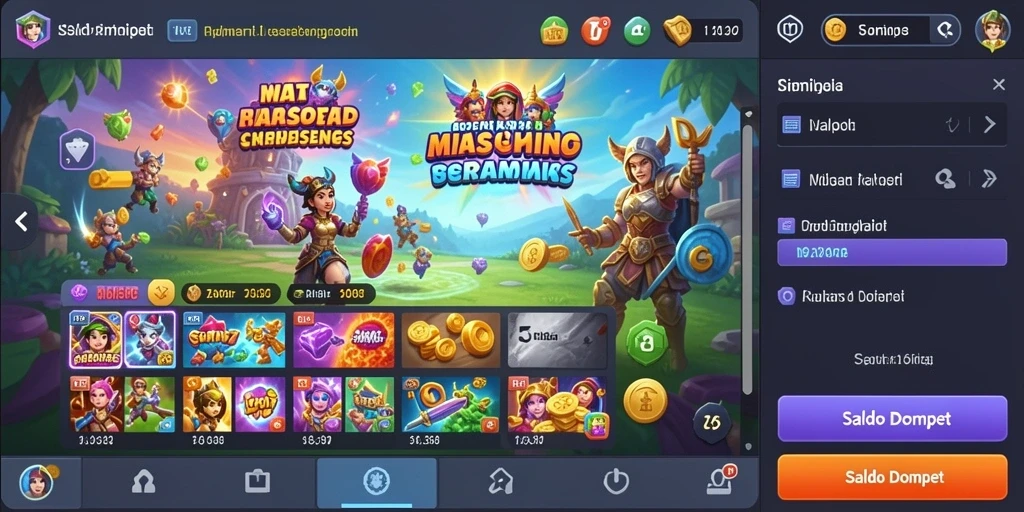 Tampilan grafis yang menawan dalam setiap detail.