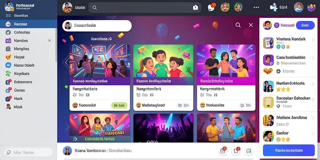 Fitur multiplayer yang memungkinkan interaksi dengan pemain lain.
