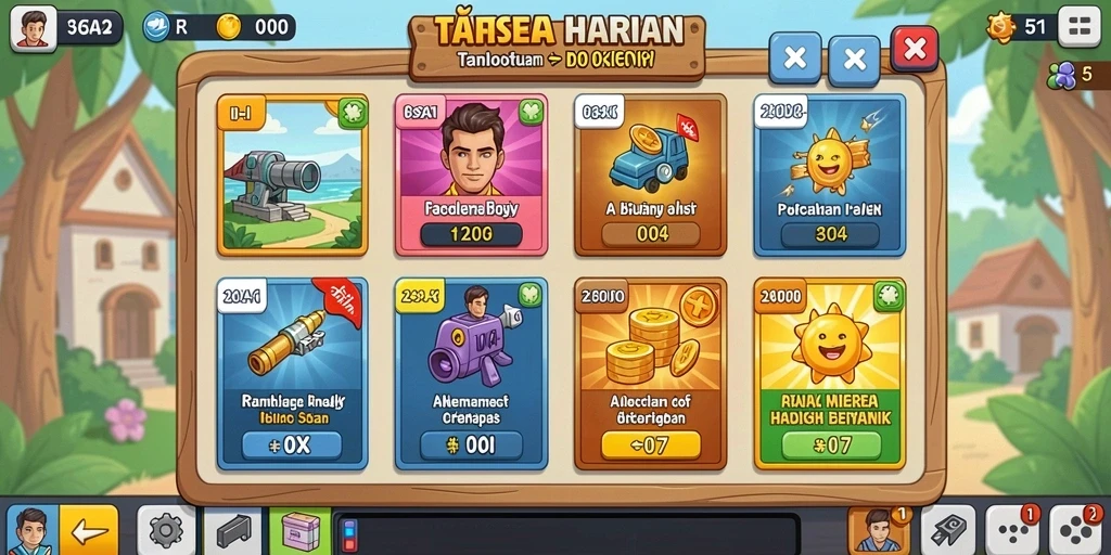 Momen seru dalam permainan multiplayer yang penuh tantangan.
